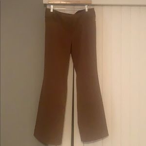 Dark tan Express editor pant size 12 regular